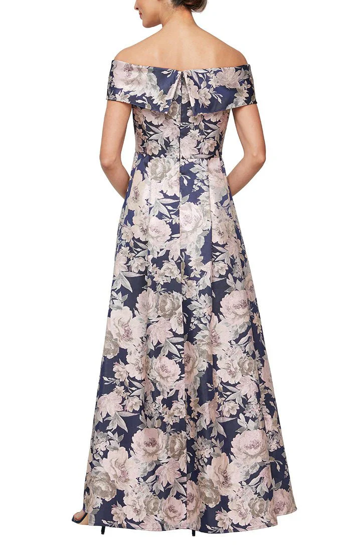 Alex Evenings A-line Maxi Dress with Pockets 8157026 - Image 2