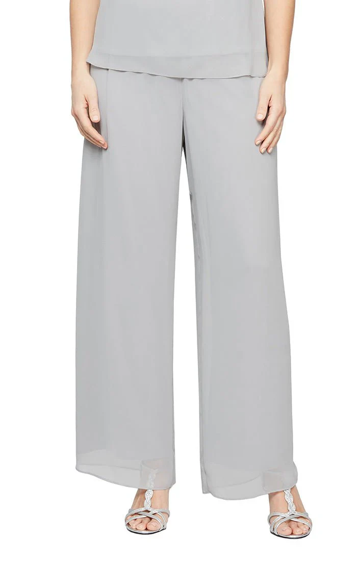 Alex Evenings Full-length Chiffon Trousers 370927 - Image 5