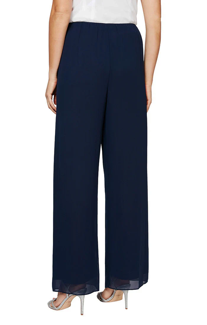 Alex Evenings Full-length Chiffon Trousers 370927 - Image 7