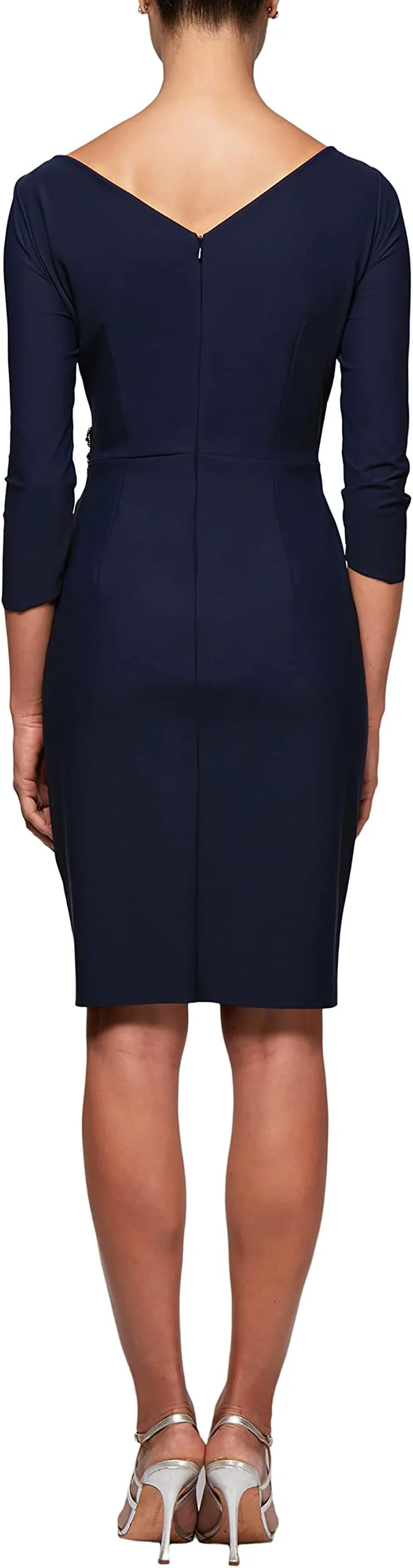 Alex Evenings Scuba Cocktail Dress 134134 - Image 2