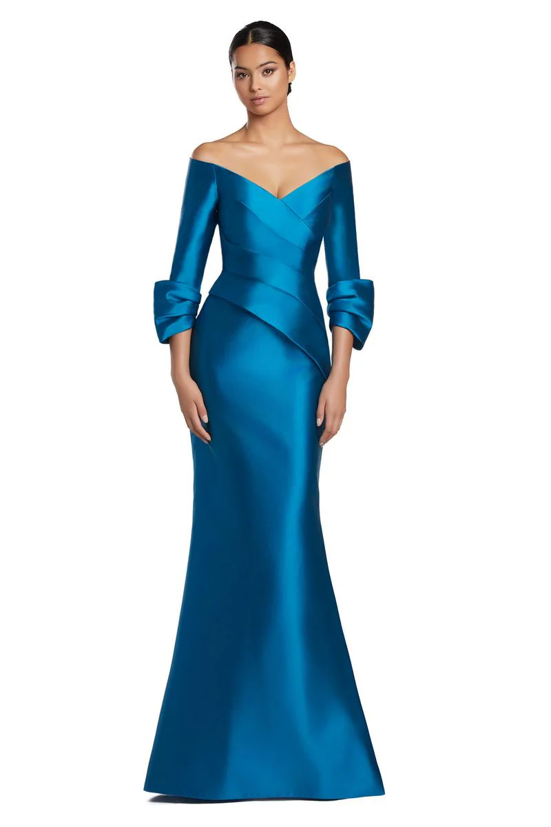 Alexander by Daymor Off the Shoulder Evening Gown 2060 - Image 9