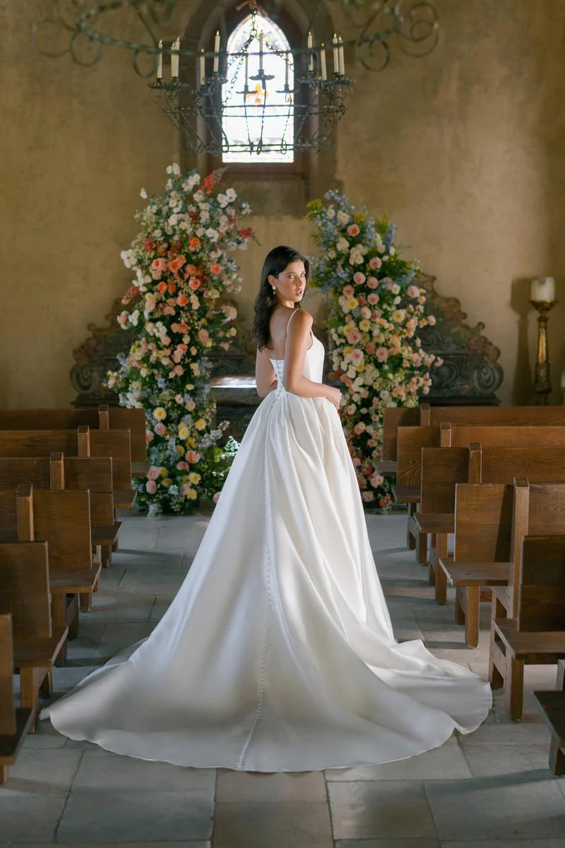 Allure Bridals A1402 Clean Classic Ballgown Bridal Gown - Image 2