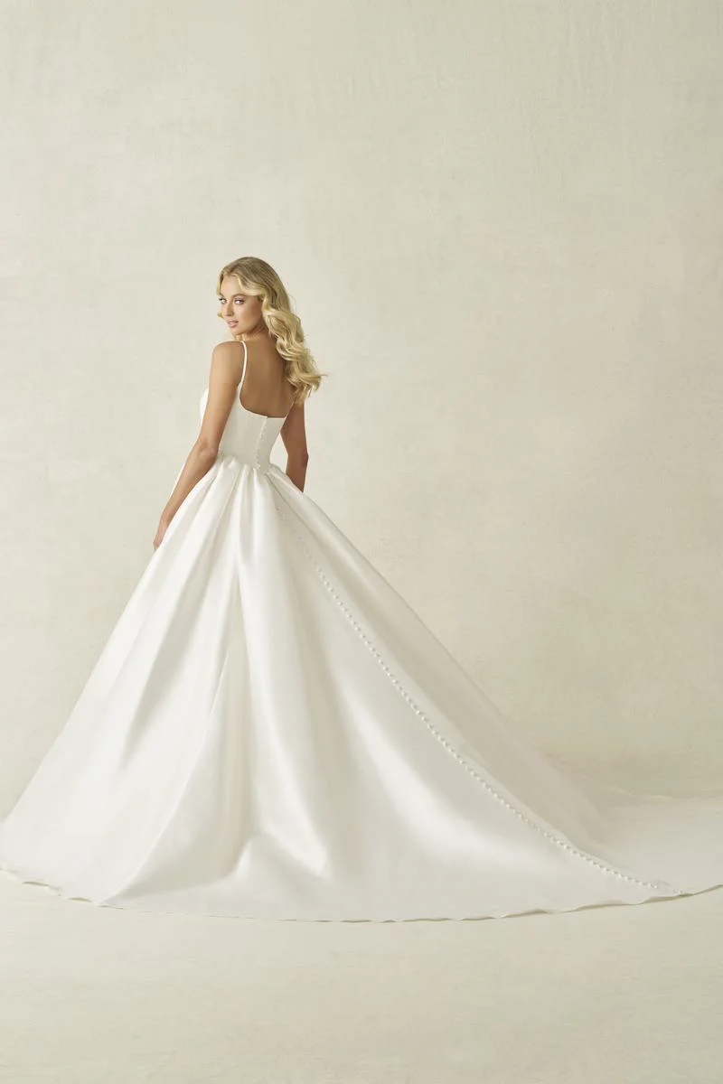 Allure Bridals A1402 Clean Classic Ballgown Bridal Gown - Image 4