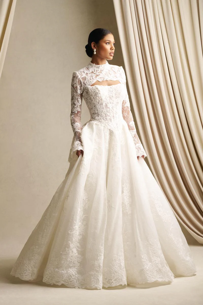 Allure Bridals Couture Lace Jacket C807J - Image 4