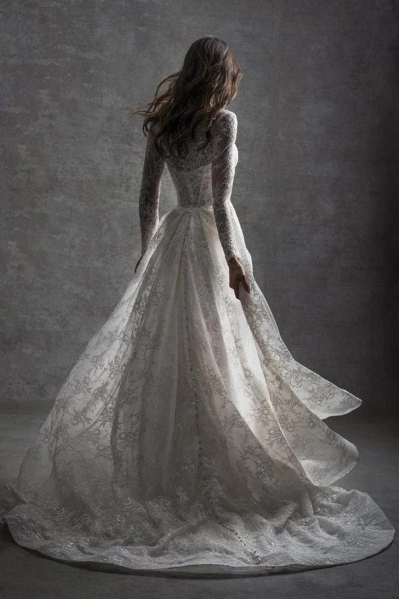 Allure Bridals Couture Fit and Flare Wedding Dress C749 - Image 6