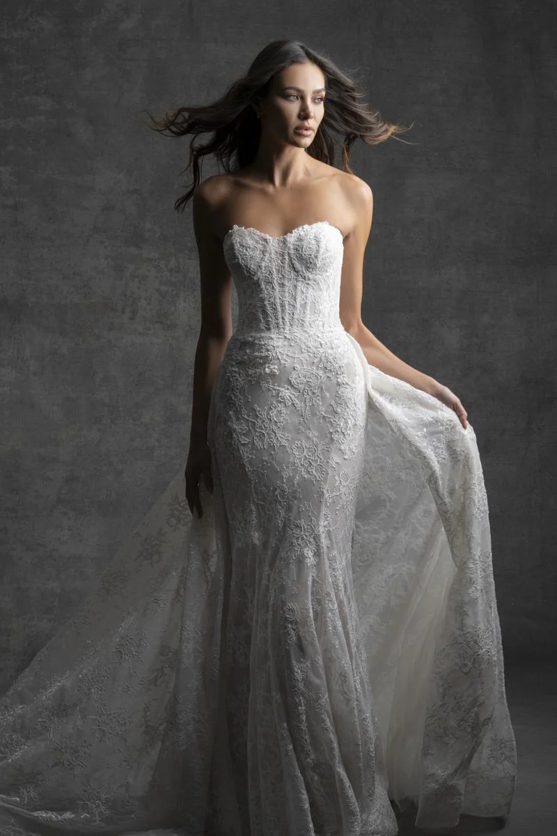 Allure Bridals Couture Fit and Flare Wedding Dress C749 - Image 7
