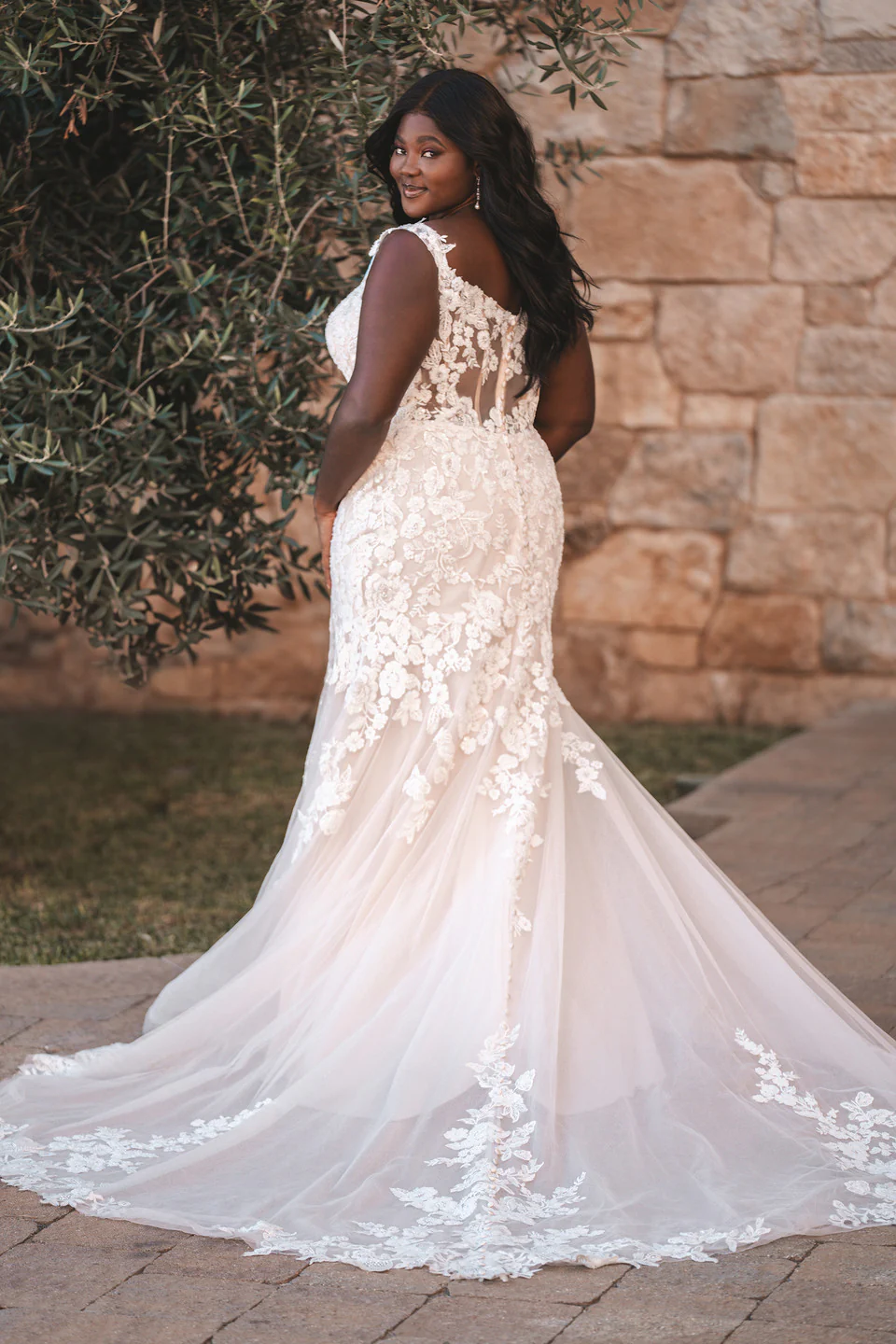 Allure Bridals Dress A1202L - Image 2