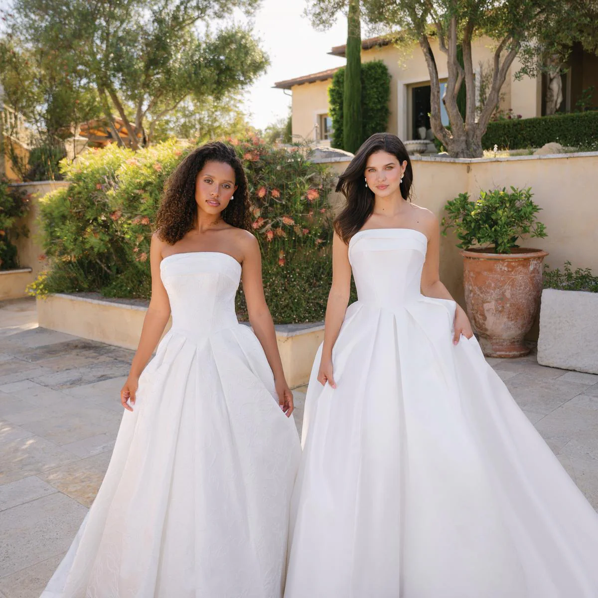Allure Bridals A1400 Satin Jacquard Strapless Bridal Gown - Image 18
