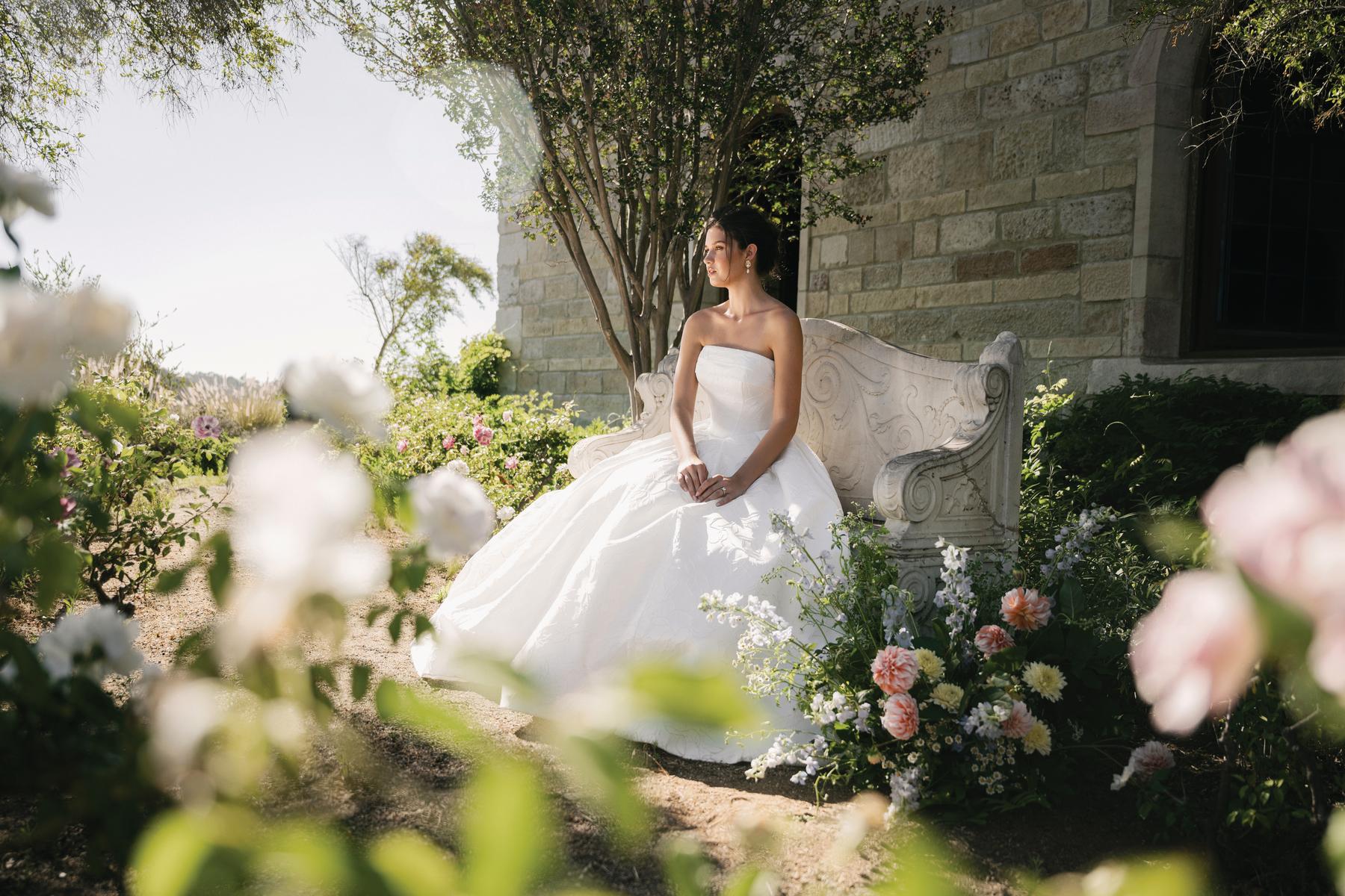 Allure Bridals A1400 Satin Jacquard Strapless Bridal Gown - Image 19