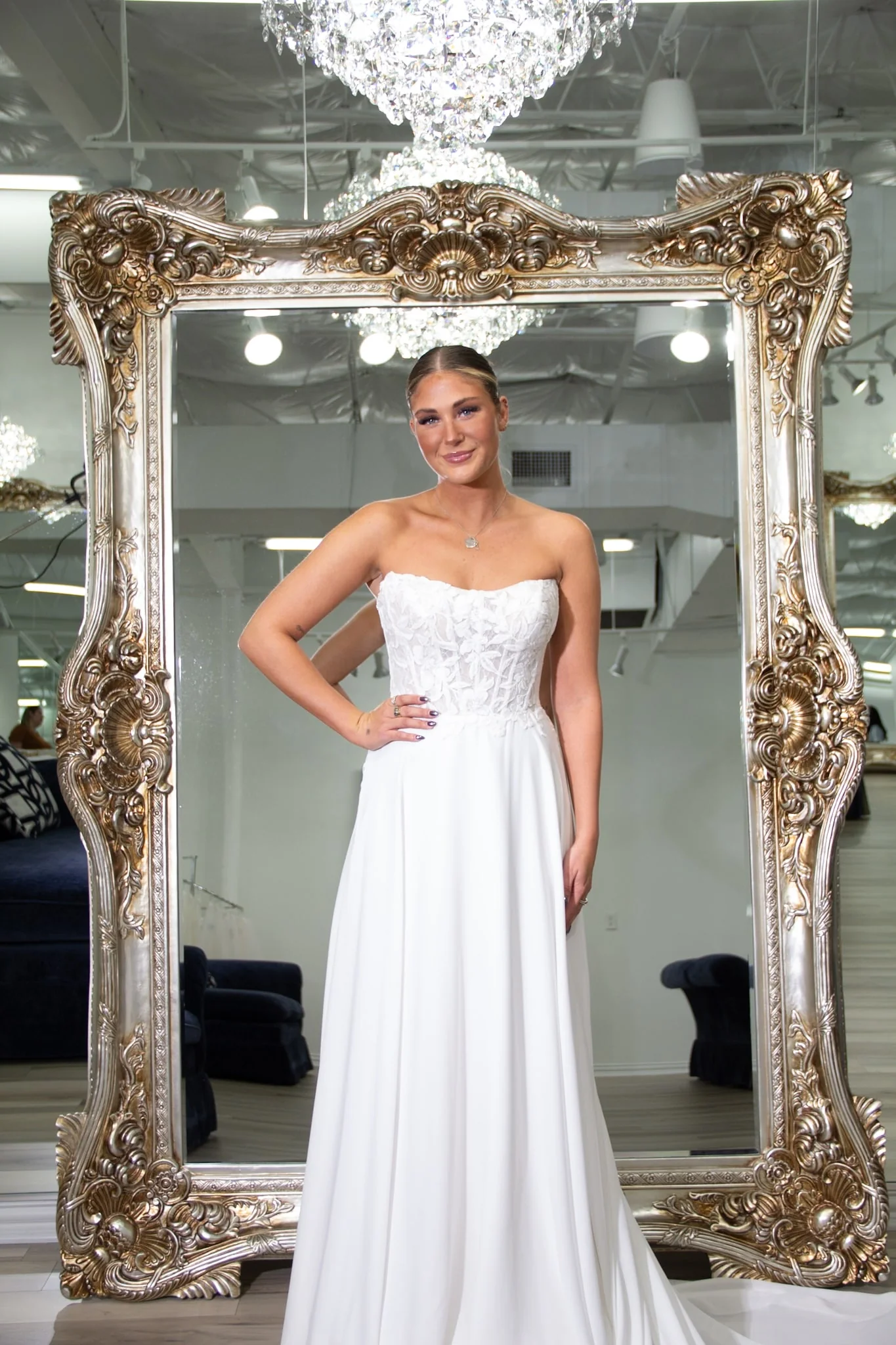Allure One of a Kind Bridal Gown OOAK107 - Image 2