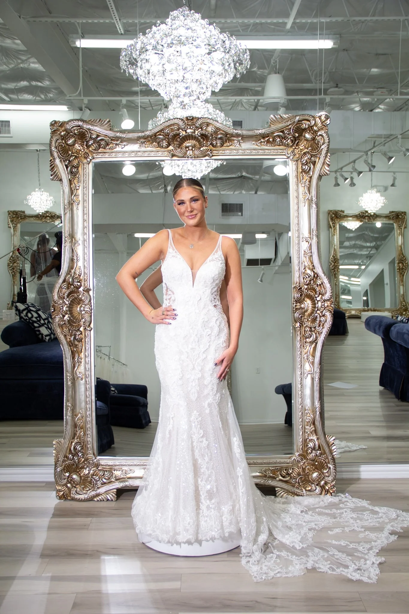 Allure One of a Kind Bridal Gown OOAK108 - Image 2