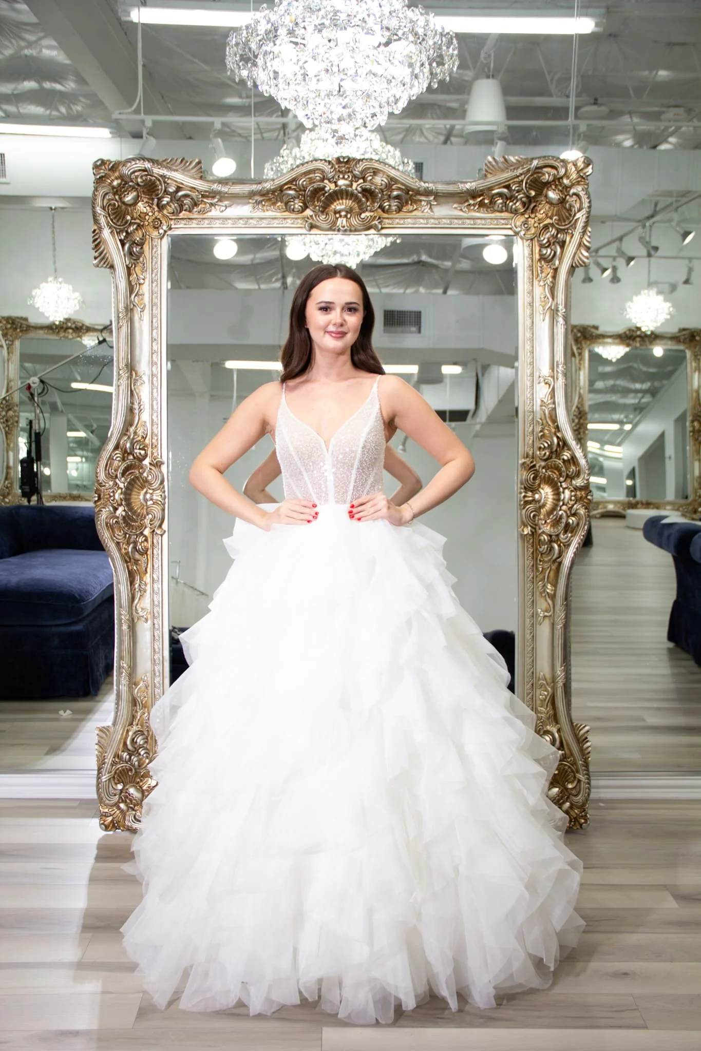 Allure One of a Kind Bridal Gown OOAK155 - Image 2
