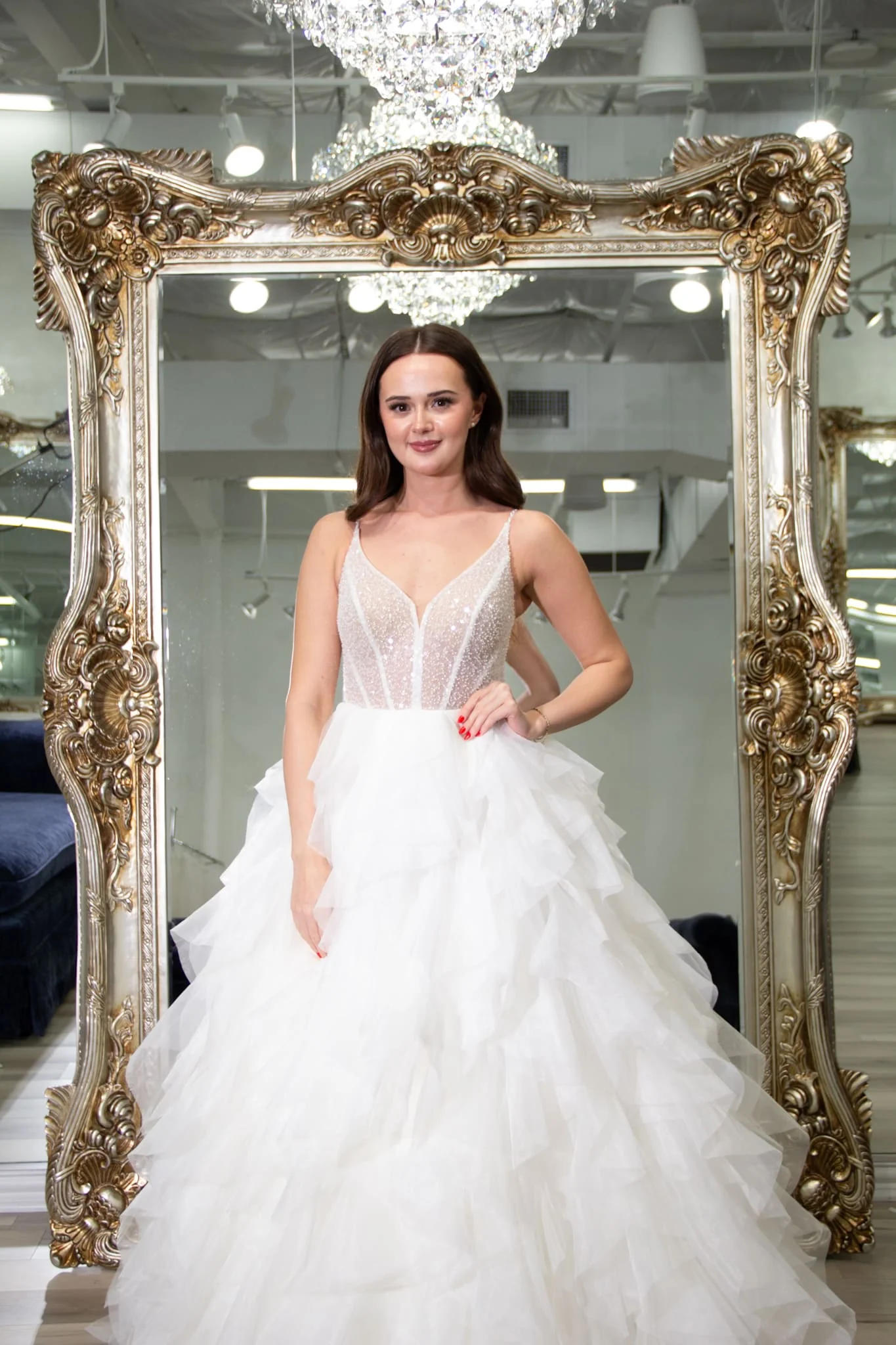 Allure One of a Kind Bridal Gown OOAK155 - Image 3