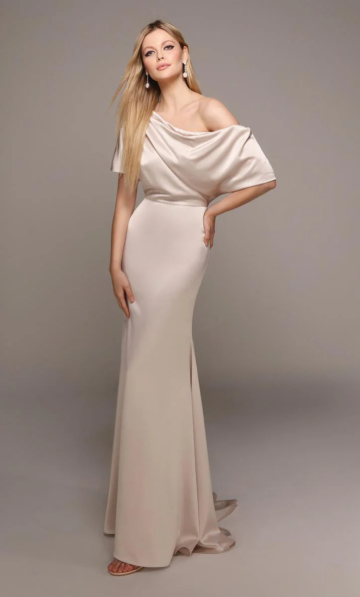 Alyce Black Label Off Shoulder Dress 27560 - Image 9
