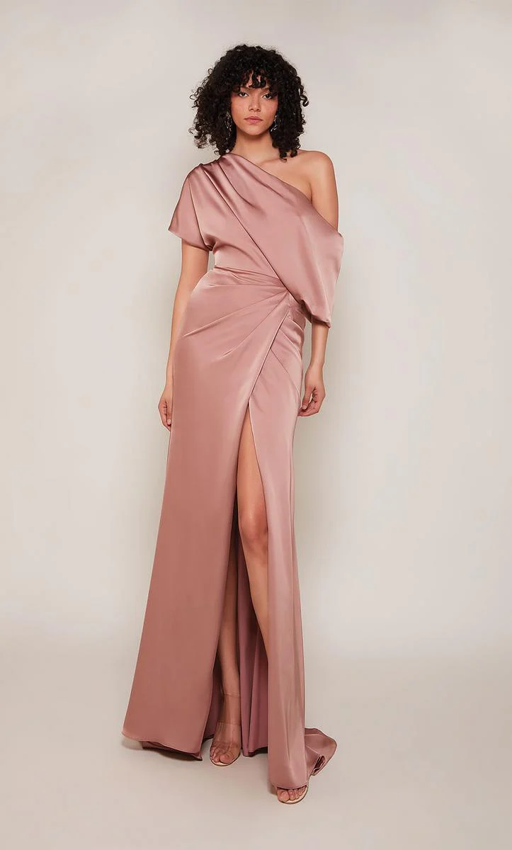 Alyce Black Label One Shoulder Dress 27652 - Image 3