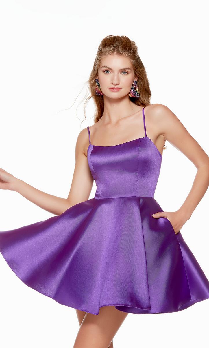 Alyce Paris A-Line Homecoming Dress 3142 - Image 3