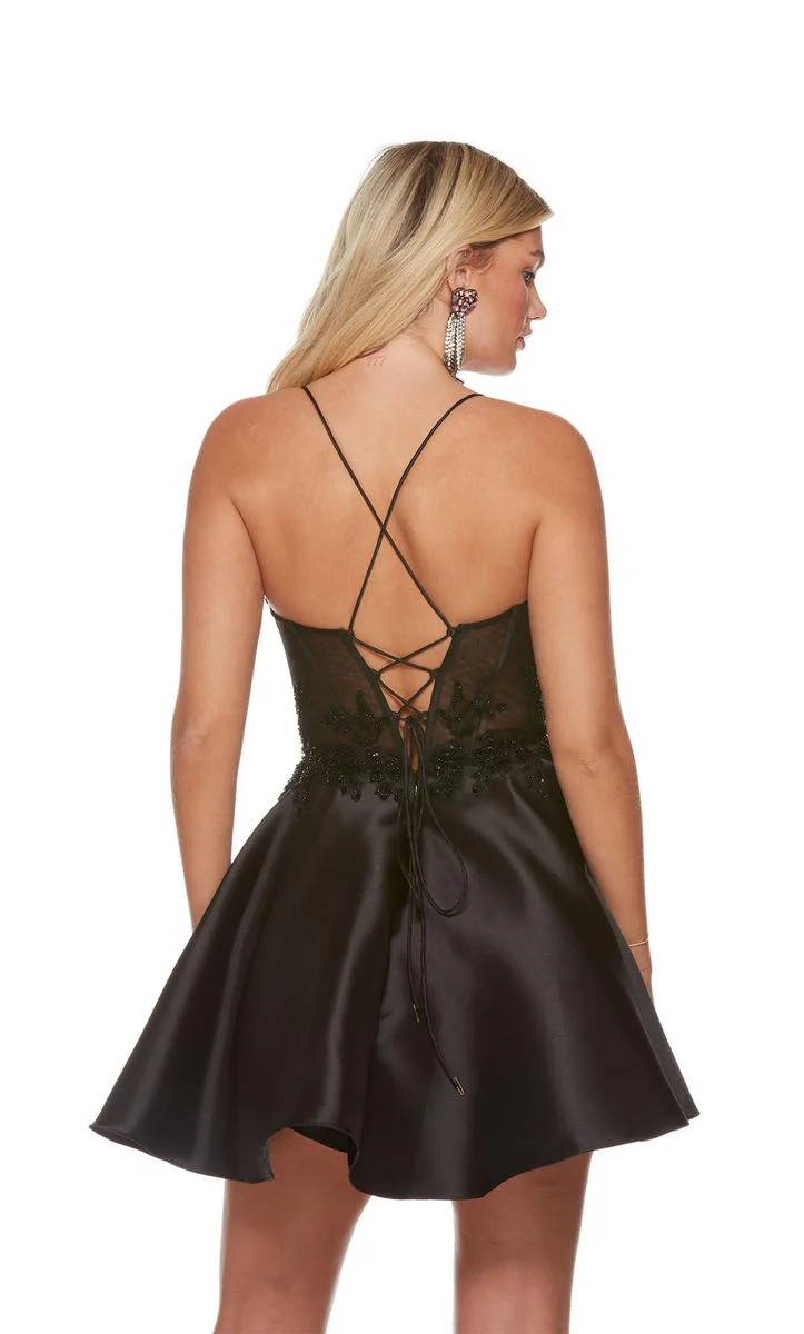 Alyce Paris A-Line Homecoming Dress 3170 - Image 2