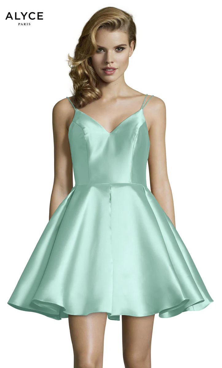 Alyce Paris A-Line Homecoming Dress 3764 - Image 3