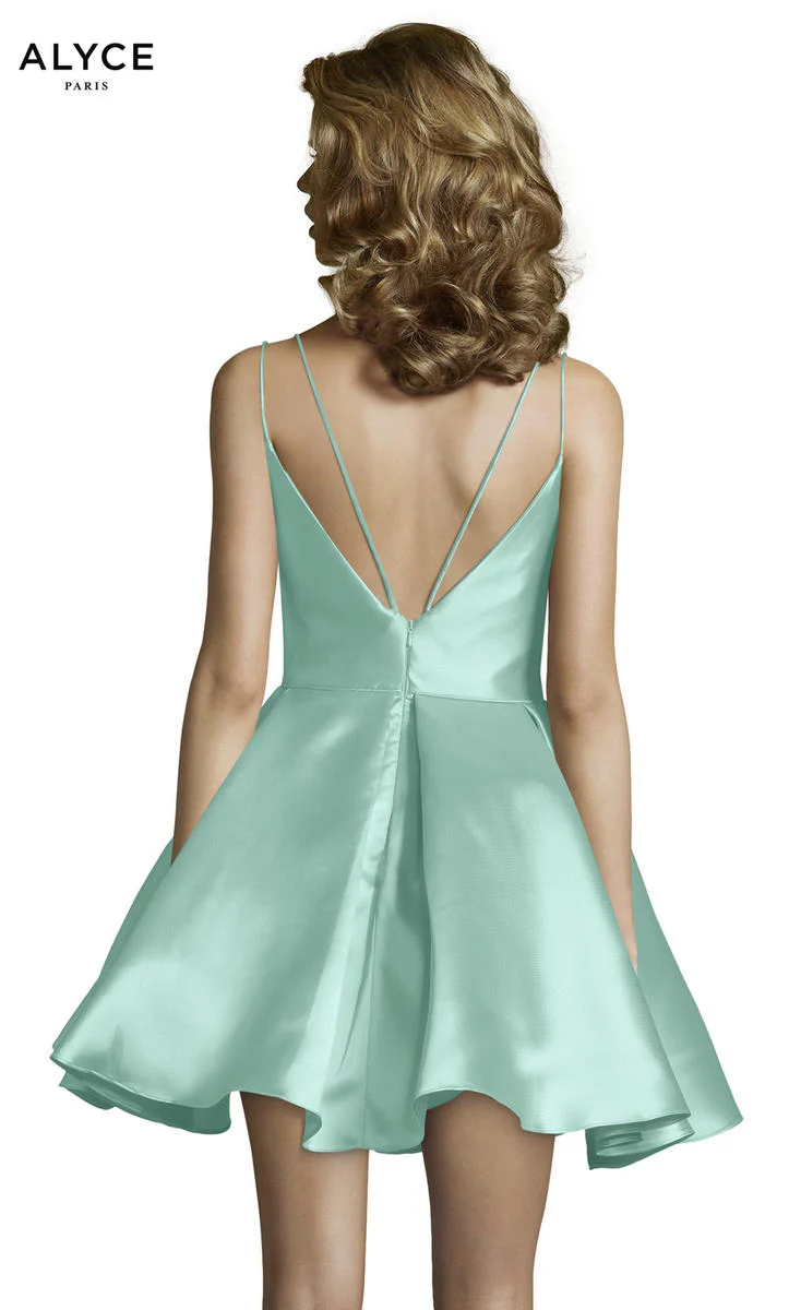 Alyce Paris A-Line Homecoming Dress 3764 - Image 4