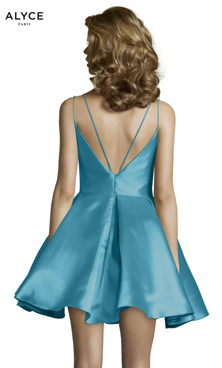 Alyce Paris A-Line Homecoming Dress 3764 - Image 5
