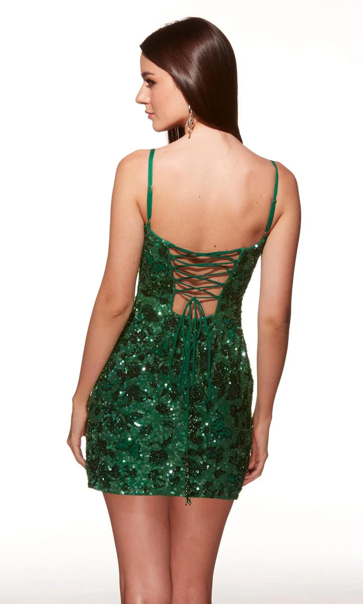Alyce Paris Classic Sequin HoCo Dress 40100 - Image 4
