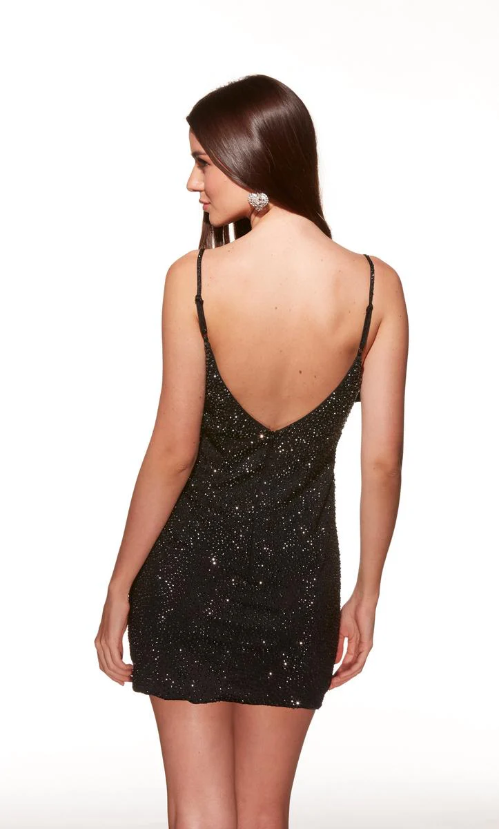 Alyce Paris Hot Fix Bows HoCo Dress 40135 - Image 2