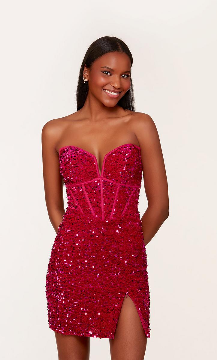 Alyce Paris Homecoming Dress 4745 - Image 3
