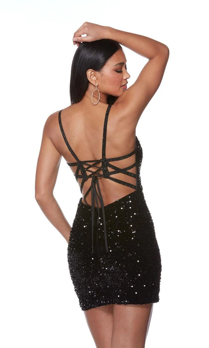 Alyce Paris Open Back Homecoming Dress 4794 - Image 2