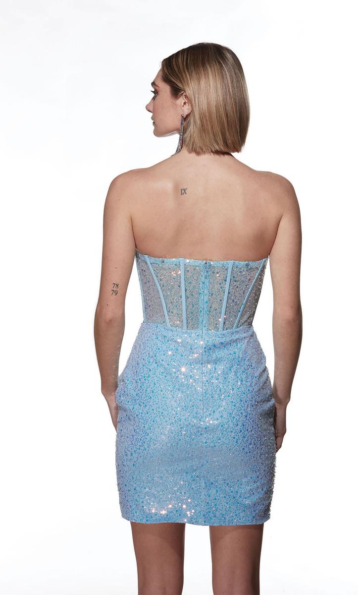Alyce Paris Sweetheart Strapless Homecoming Dress 4826 - Image 7