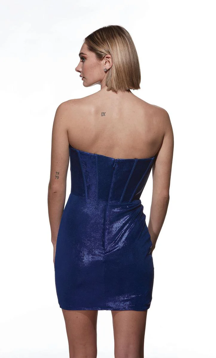Alyce Paris Tight Corset Homecoming Dress 4849 - Image 4