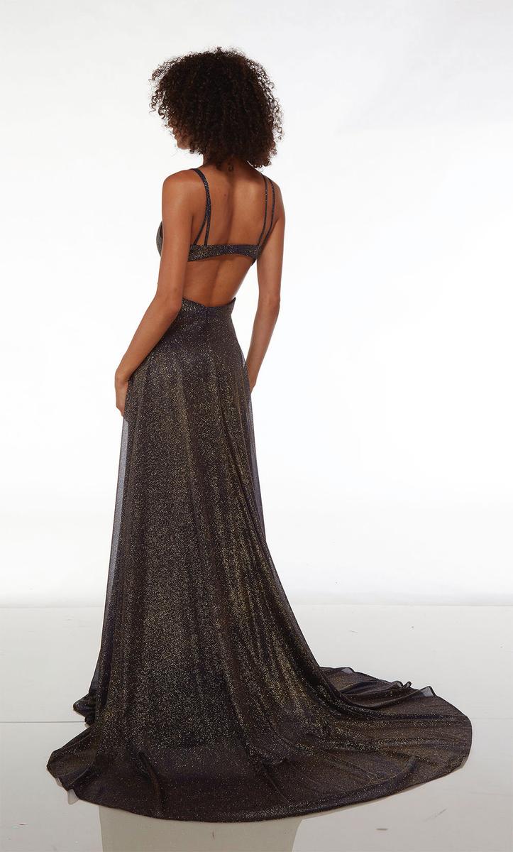 Alyce Cut Out Chiffon Prom Dress 61599 - Image 2