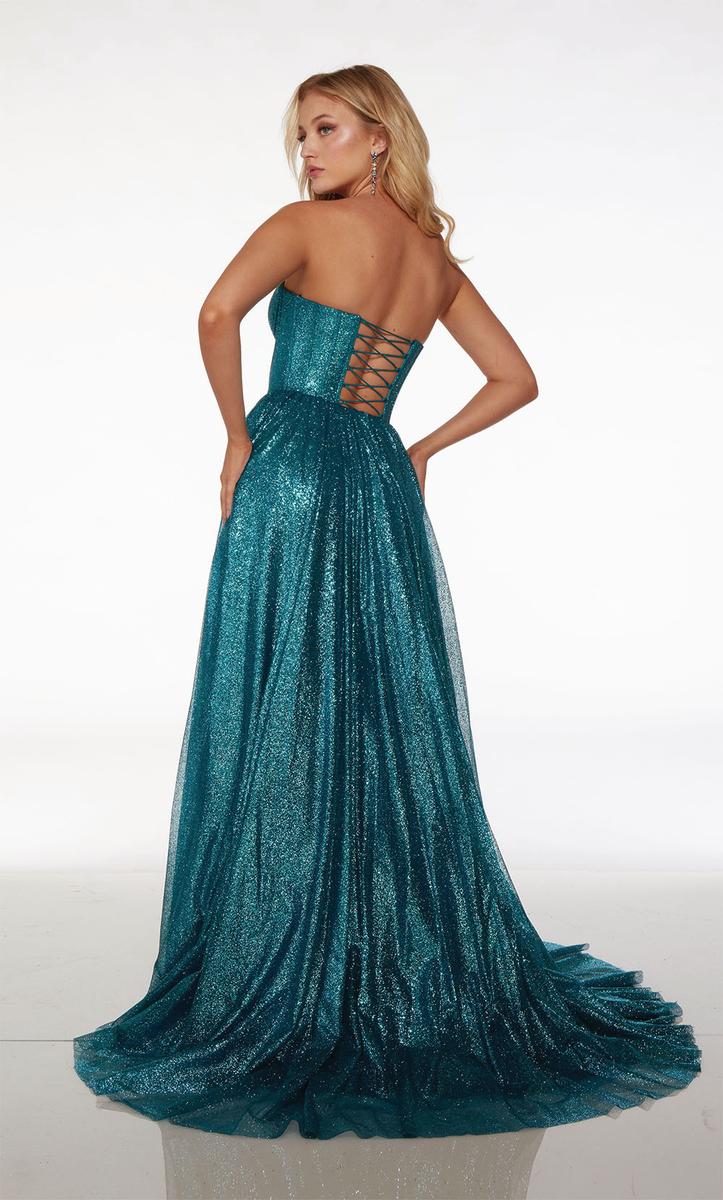 Alyce Glitter Corset Prom Dress 61601 - Image 10