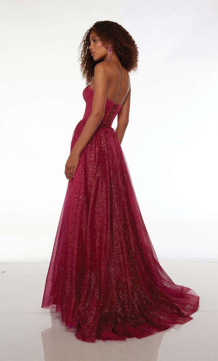 Alyce Glitter Corset Prom Dress 61601 - Image 2