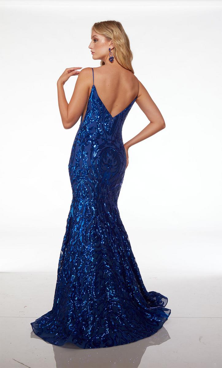 Alyce Paris Long Sequin Prom Dress 61607 - Image 2