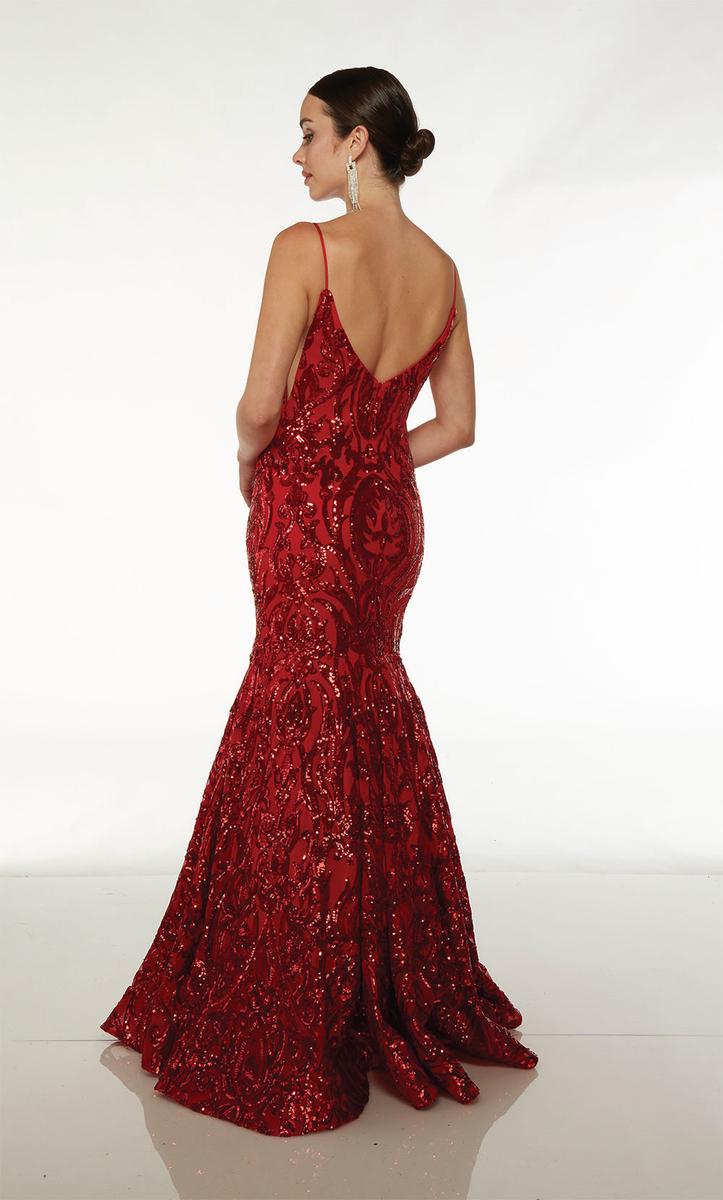 Alyce Paris Long Sequin Prom Dress 61607 - Image 5