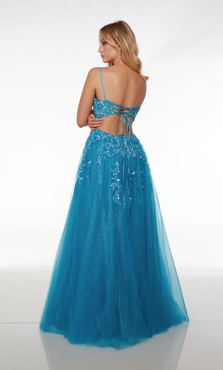 Alyce Corset Lace Prom Dress 61623 - Image 2