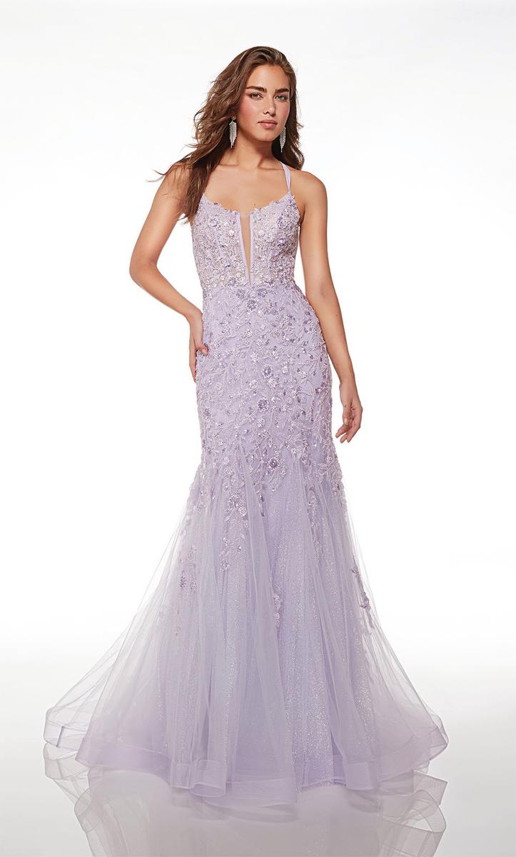 Alyce Paris Fit and Flare Corset Prom Dress 61640 - Image 3