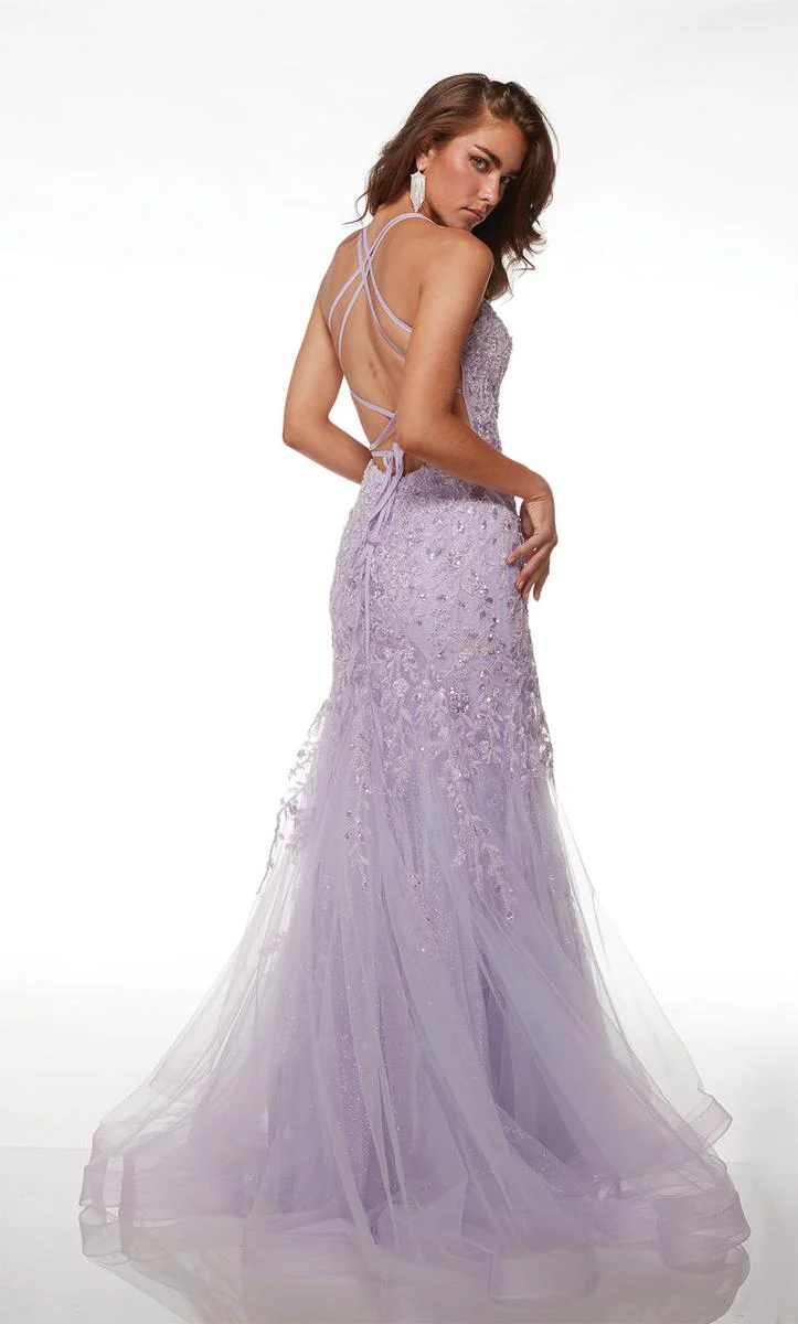 Alyce Paris Fit and Flare Corset Prom Dress 61640 - Image 4