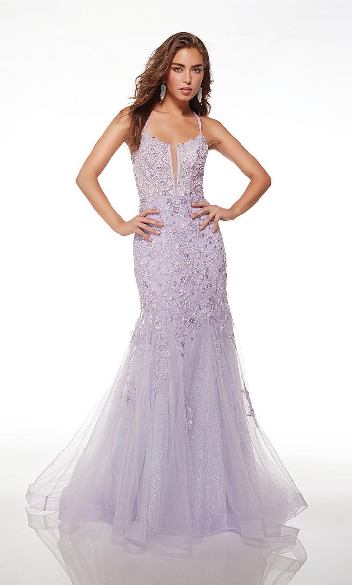 Alyce Paris Fit and Flare Corset Prom Dress 61640 - Image 5