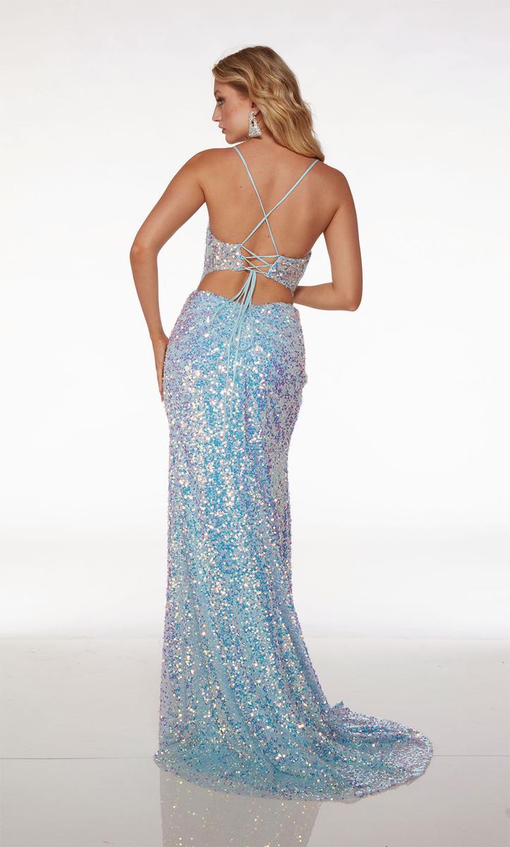 Alyce Paris Corset Sequin Prom Dress 61646 - Image 2