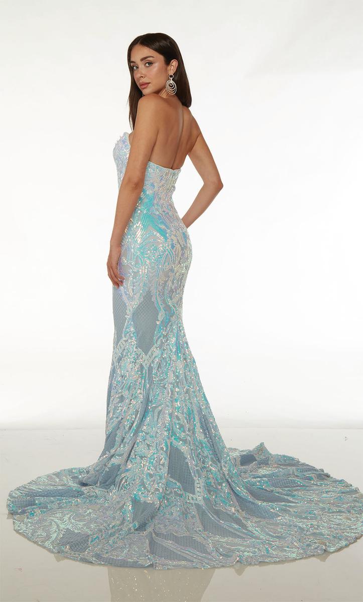 Alyce Paris Strapless Sequin Prom Dress 61648 - Image 2