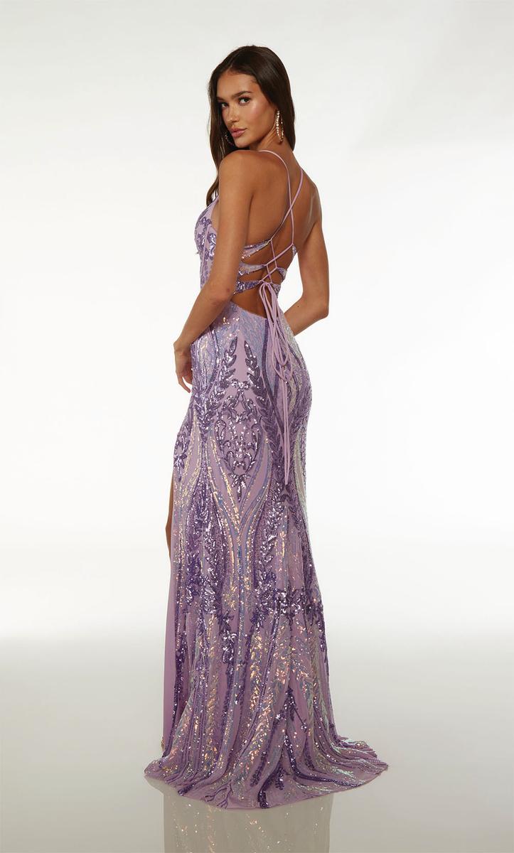Alyce Paris Long Sequin Prom Dress 61658 - Image 2