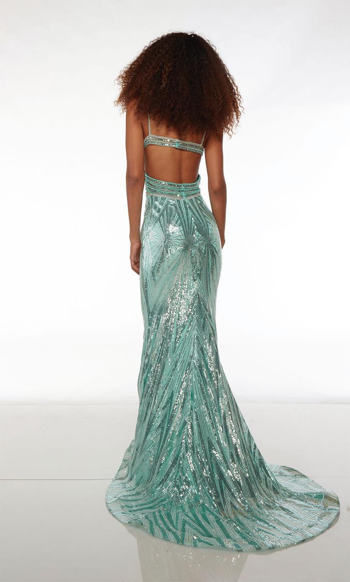 Alyce Sequin Cut-out Prom Dress 61679 - Image 4