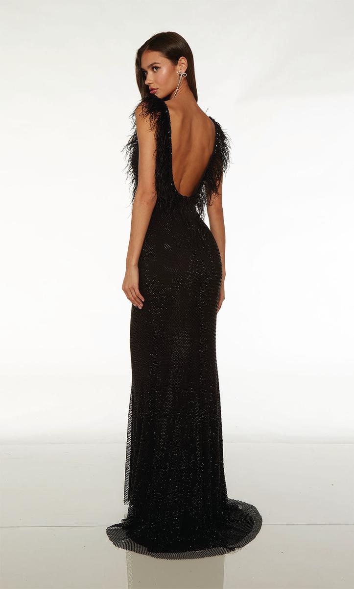 Alyce Paris Crystal Mesh Prom Dress 61715 - Image 2