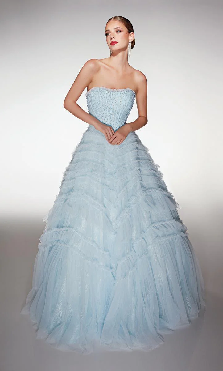 ALYCE Paris Pearl Ballgown Prom Dress 62208 - Image 3