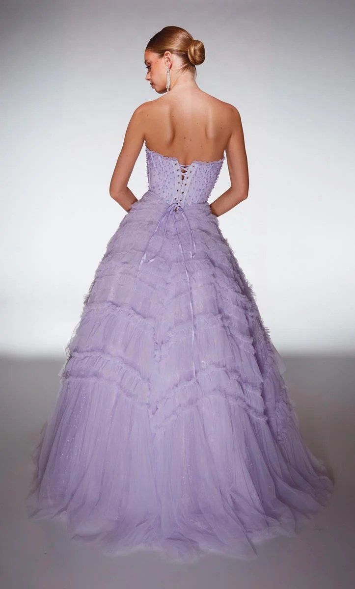 ALYCE Paris Pearl Ballgown Prom Dress 62208 - Image 6