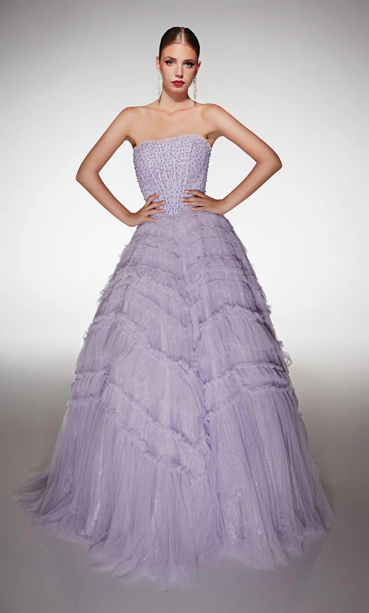 ALYCE Paris Pearl Ballgown Prom Dress 62208 - Image 8
