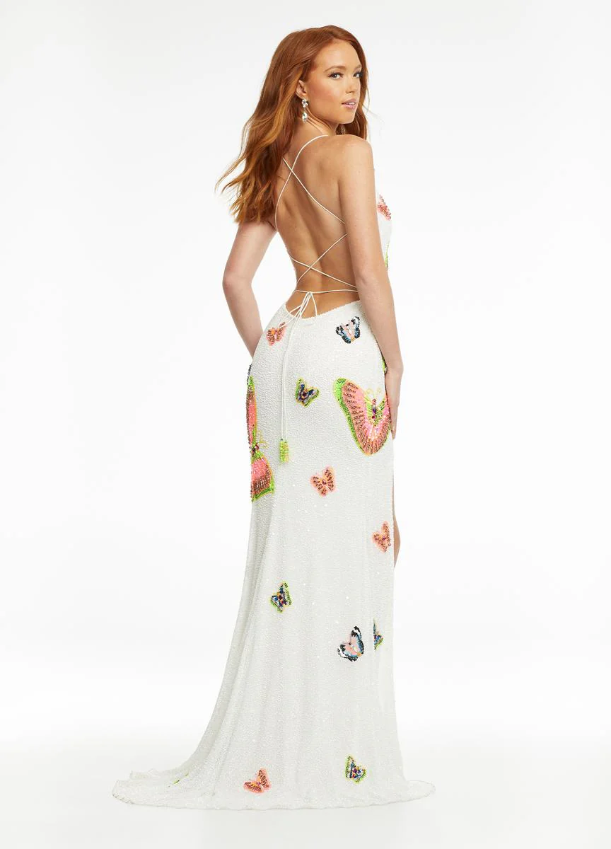 ASHLEYlauren Butterfly Dress 11178 - Image 4