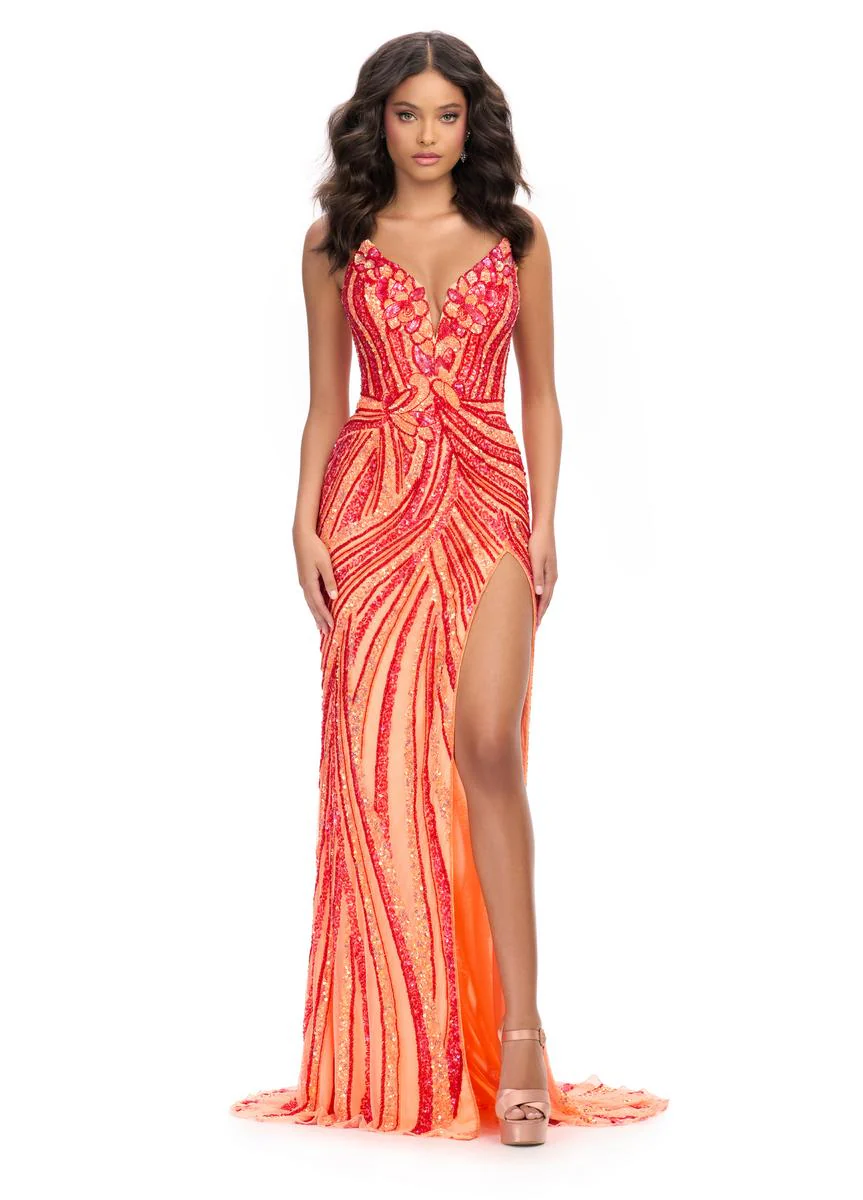 ASHLEYlauren Beaded Strapless Prom Dress 11236 - B - Image 28
