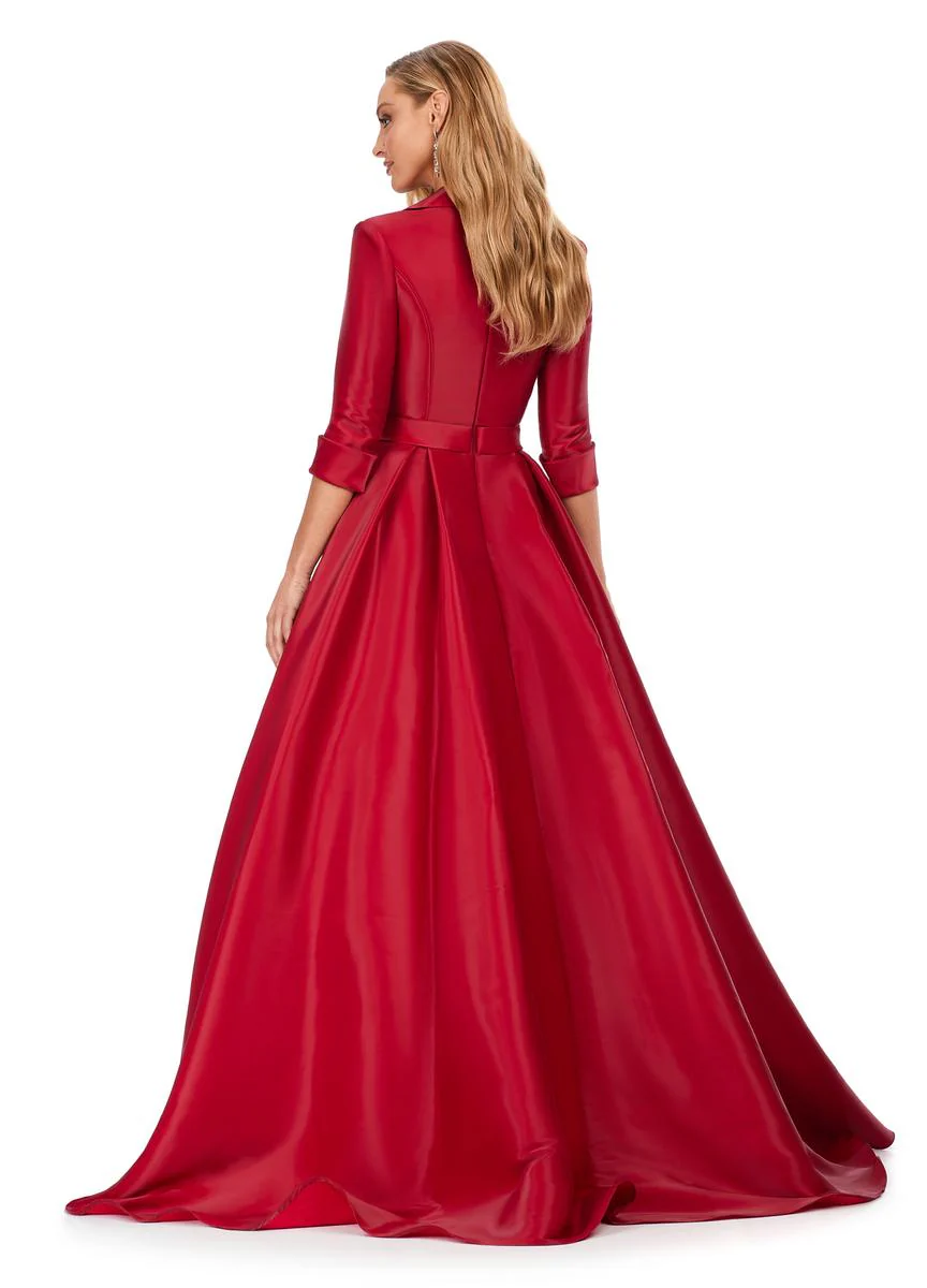 ASHLEYlauren Long Sleeve Dress 11326 - Image 4
